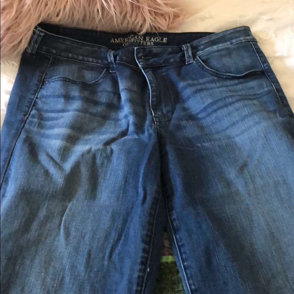 14 x-long frayed flares
